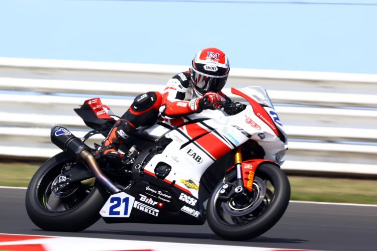 Randy Krummenacher war bei Rennstart ziemlich nervös