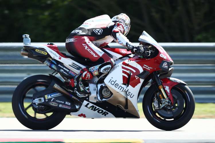 Taka Nakagami versucht seine Bestzeiten alleine zu drehen