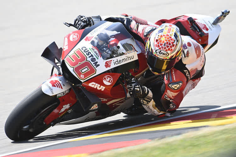 Takaaki Nakagami mit Platz 13 am Sachsenring
