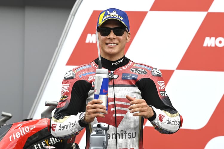 Taka Nakagami war am Samstag bester Privater in Assen