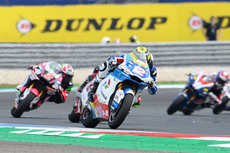 Tom Lüthi im Moto2-Rennen von Assen