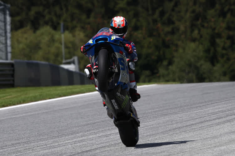 Alex Rins beendete den Freitag in Spielberg als Vierter