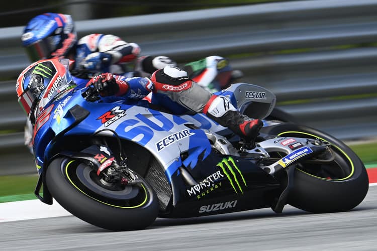 Alex Rins im Zweikampf mit Namensvetter Alex Márquez