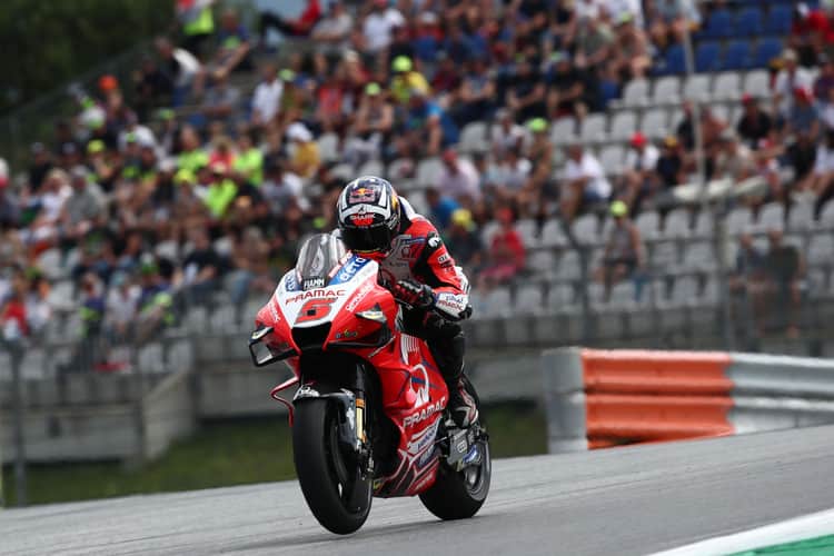 Johann Zarco auf seiner Ducati