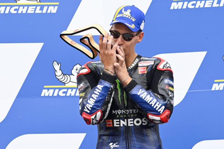 Ein wertvoller dritter Platz für Fabio Quartararo 