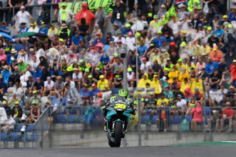 Cal Crutchlow fuhr einen einsamen Österreich-GP, immerhin waren die Tribünen voll