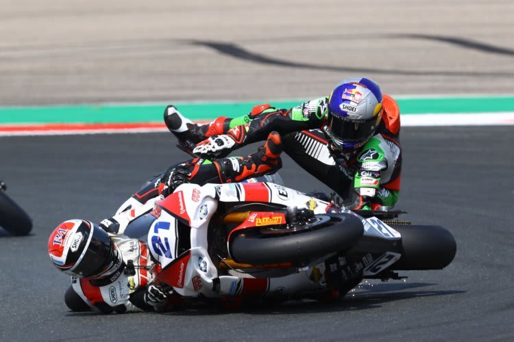 Der Rammstoß von Can Öncü war für Randy Krummenacher der schlimmste Zwischenfall