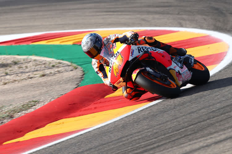 Pol Espargaró testete für Honda ein neues Chassis