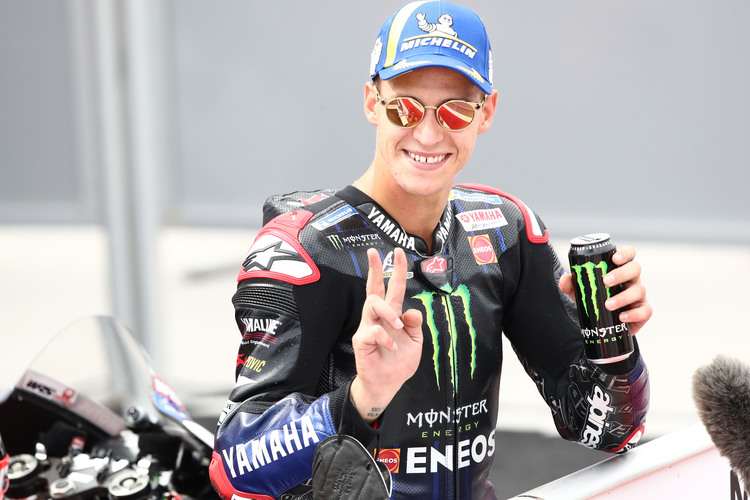 Fabio Quartararo ist mit dem dritten Startplatz zufrieden