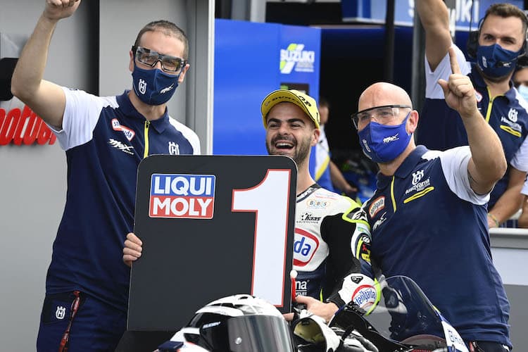 Romano Fenati sichert sich in Misano seine dritte Pole-Position des Jahres