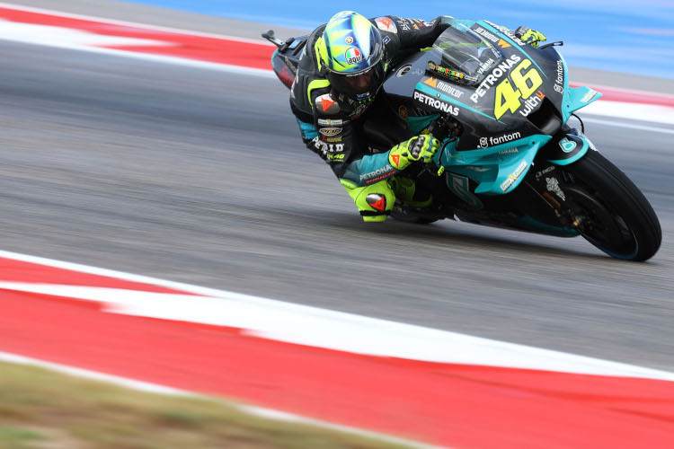 Valentino Rossi am Freitag auf dem COTA