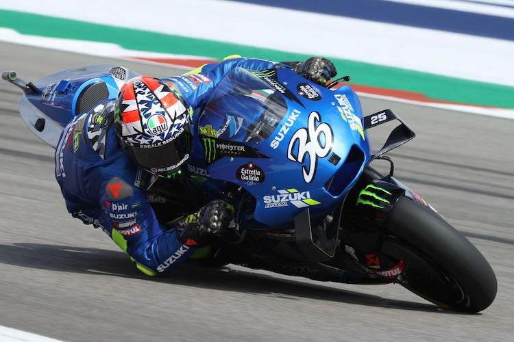 Joan Mir im Kevin Schwantz-Spezialdesign