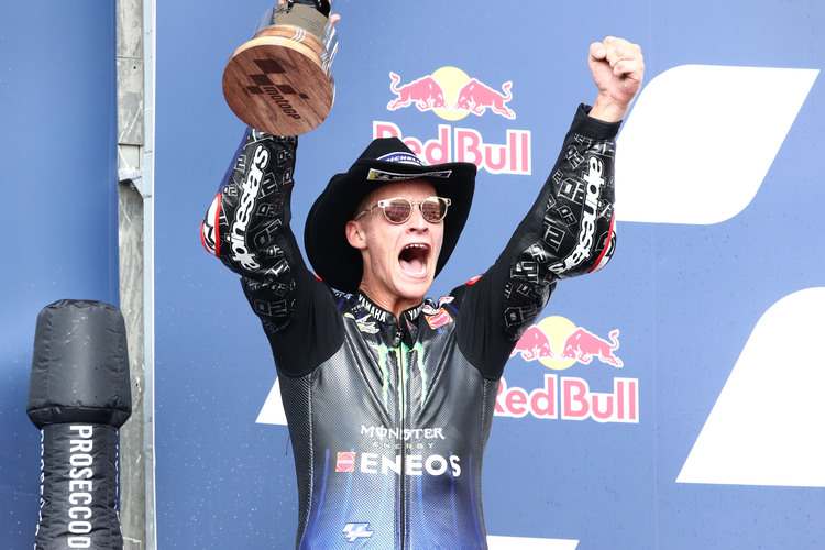 Fabio Quartararo führt in der WM mit 52 Punkten Vorsprung