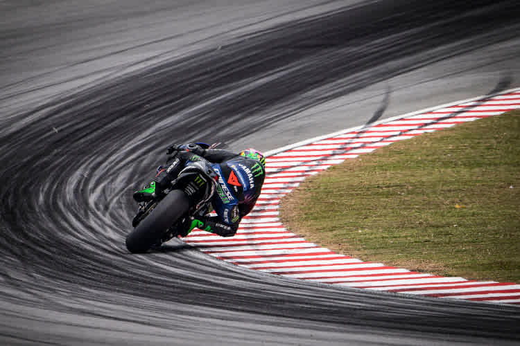 Franco Morbidelli am Sonntag in Sepang