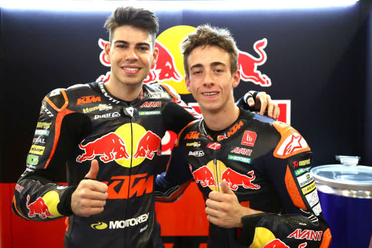 Daumen hoch: Augusto Fernandez und Pedro Acosta