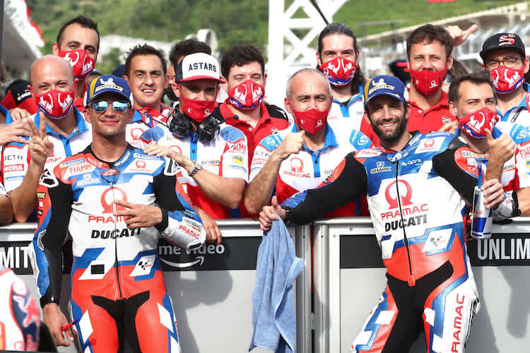 Jorge Martin und Johann Zarco in Indonesien in Startreihe 1