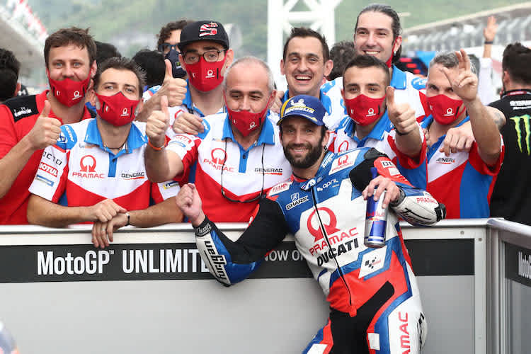 Johann Zarco feiert Platz 3 in Mandalika