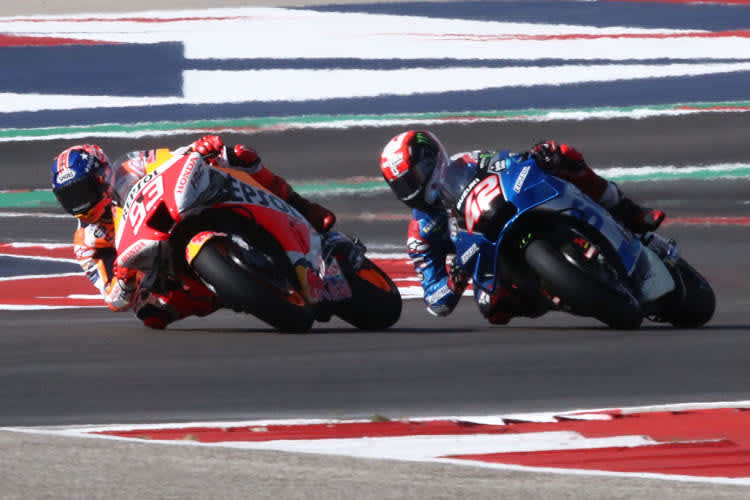 Standen im FP1 im Fokus: Marc Márquez und Alex Rins