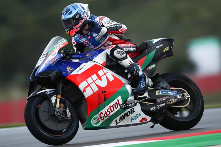 Alex Márquez arbeitete am Freitag am Chassis der Honda