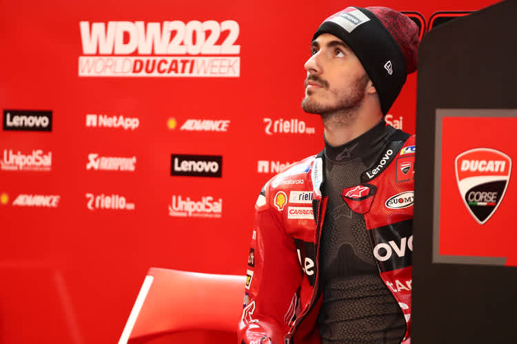 Pecco Bagnaia nutzte die freien Tage zur Erholung
