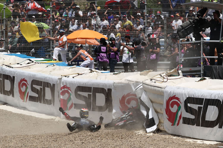 Im Jerez-Rennen stürzte Darryn Binder