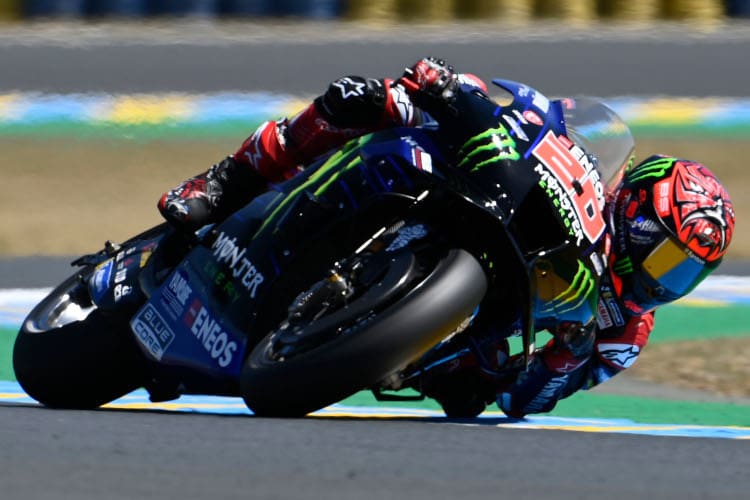 Fabio Quartararo in Le Mans: Zufrieden mit seiner Pace