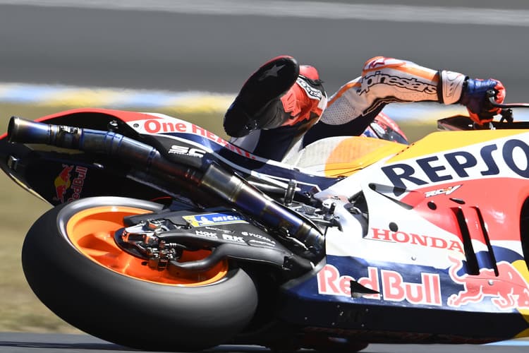 In Kurve 7 vergeigte er sich die schnelle Rund kurz vor dem Ende in FP2