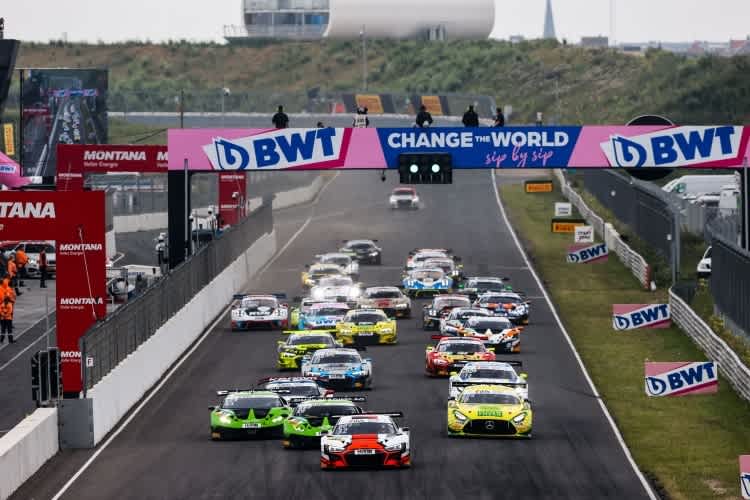 Der Audi R8 LMS des Siegerduos Weerts/Vanthoor startete von der Pole-Position in Zandvoort