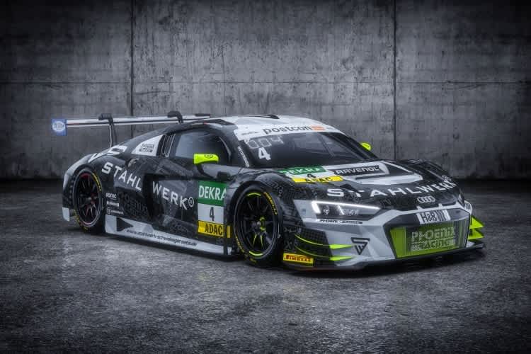 So soll der Audi R8 LMS von Phoenix Racing im ADAC GT Masters aussehen
