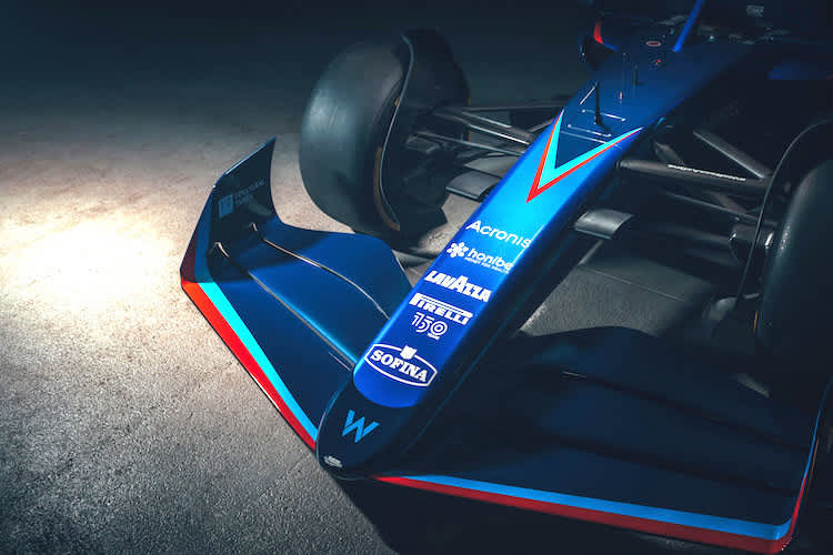 Williams hat die Farben des 2022er Autos gezeigt – ohne Senna-S
