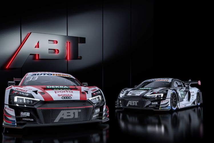 Die beiden Audis von René Rast und Kelvin van der Linde