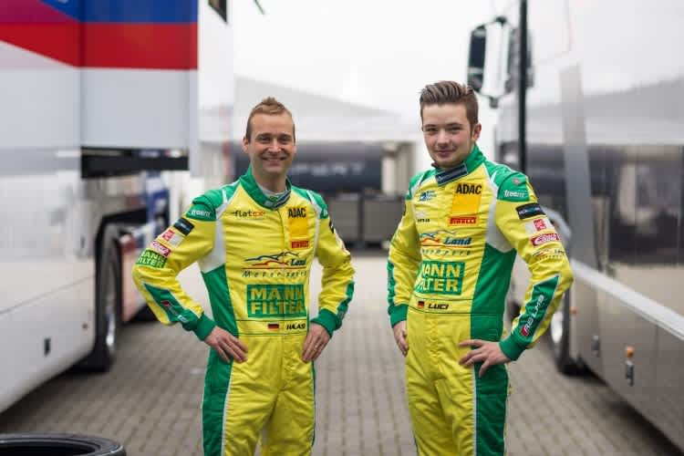 Piloten von Land-Motorsport: Christopher Haase (li.) und Luca-Sandro Trefz