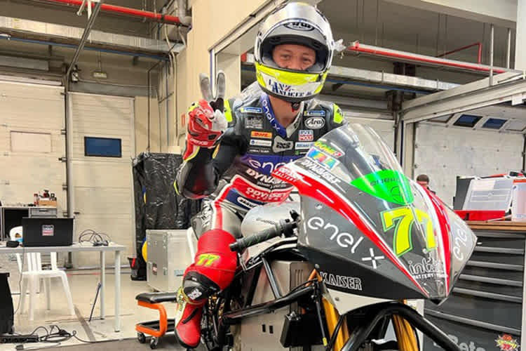 Domi Aegerter in Jerez