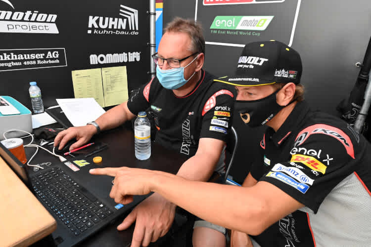 Domi Aegerter (rechts) mit Gero Beetz