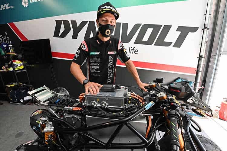 Dominique Aegerter führt den MotoE-Weltcup an