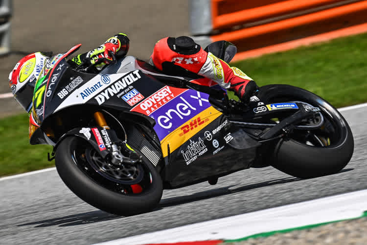 Domi Aegerter am Freitag auf dem Red Bull Ring