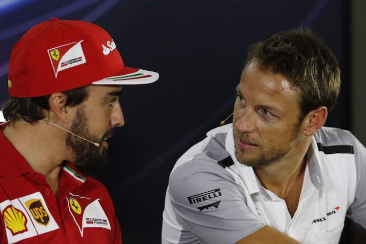 Fernando Alonso und Jenson Button