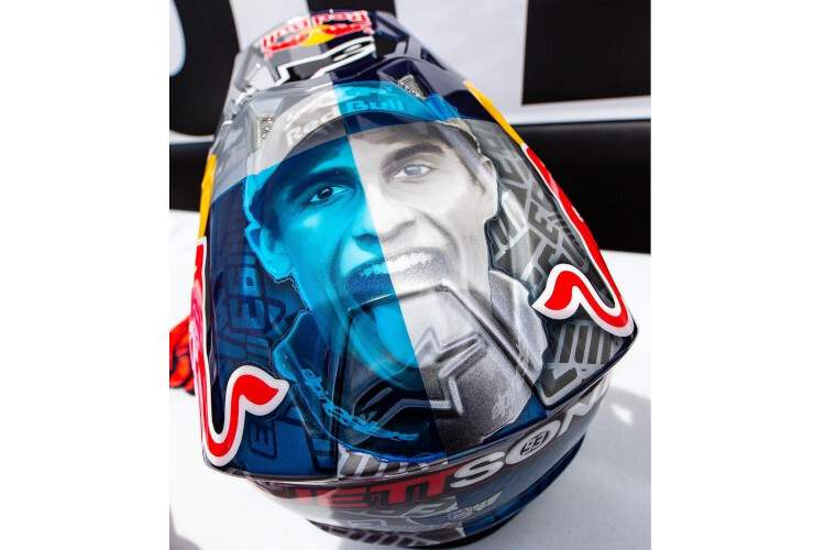 Diesen Márquez-Helm trug Jett Lawrence in Salt Lake City