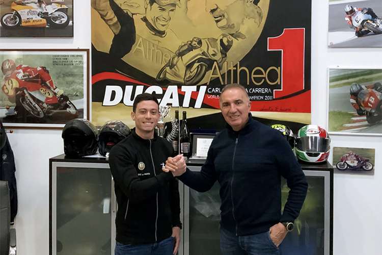 Federico Caricasulo (li.) mit Genesio Bevilacqua