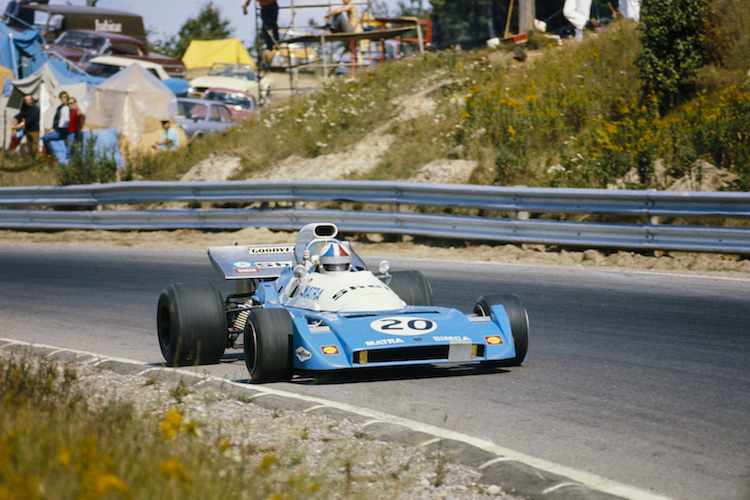 Chris Amon in Kanada 1971 mit seinem Matra
