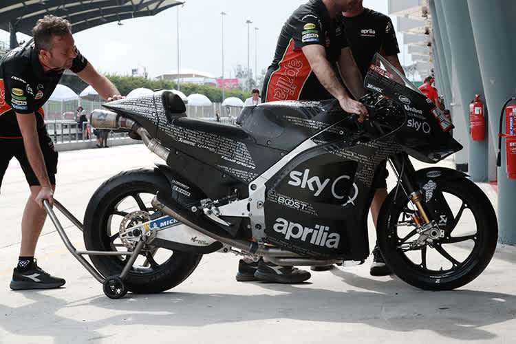 Die neue Aprilia RS-GP20: Bisher nicht ausgereift