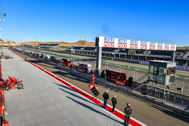 Im Vorjahr waren die Tribünen in Aragón leer geblieben