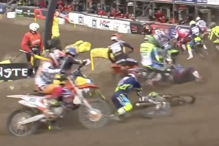 Jeremy Seewer stürzte bereits in der ersten Runde