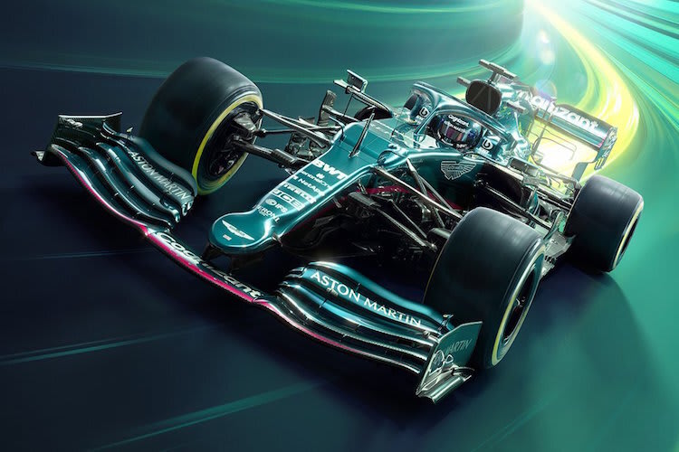 Der Aston Martin von Sebastian Vettel