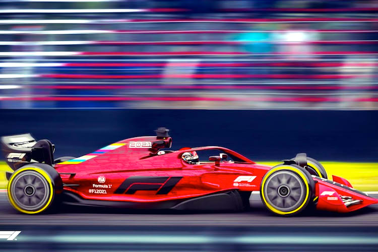 So könnten Autos der neuen Formel-1-Rennwagengeneration aussehen