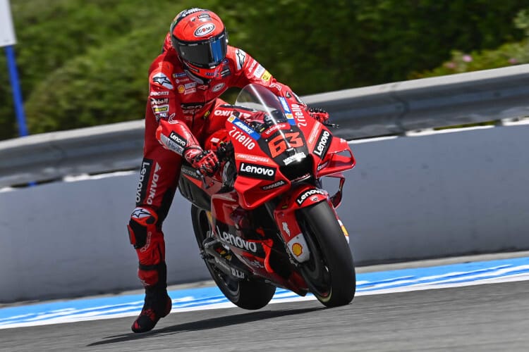 Pecco Bagnaia in Jerez