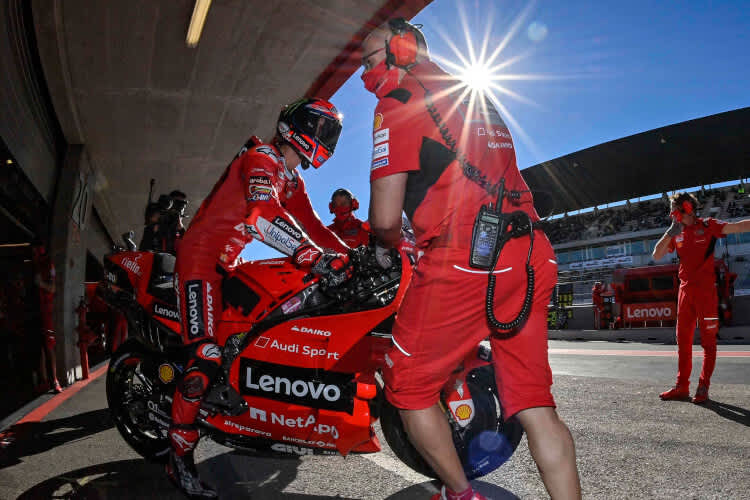 Pecco Bagnaia fühlt sich in Portugal wohl