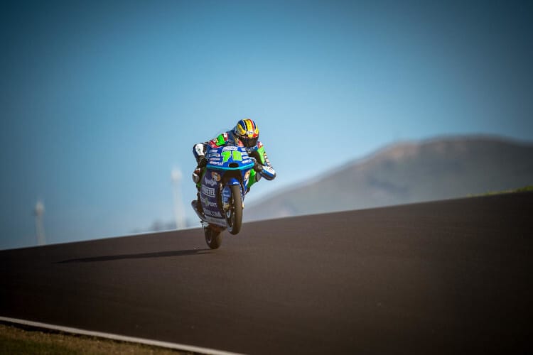 Barry Baltus bestritt in Portimão sein letztes Rennen auf der Prüstel-KTM und in der Moto3-Klasse