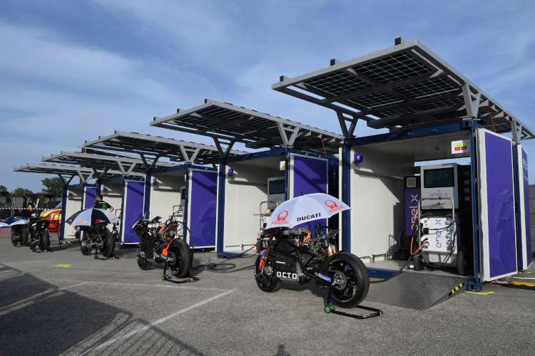 18 Ego Corsa-Bikes werden 2022 das MotoE-Feld bilden