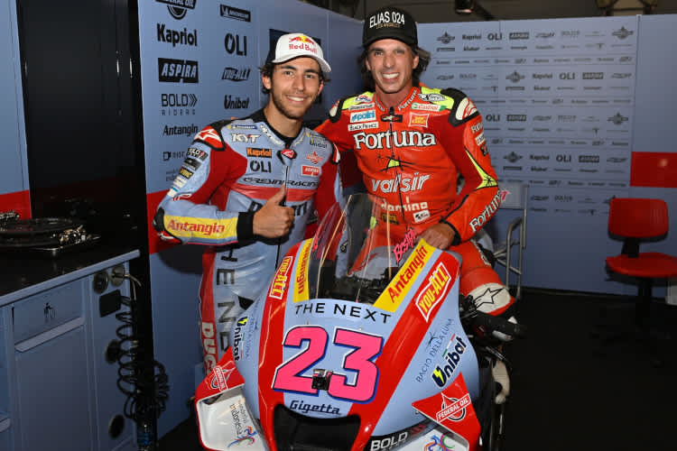 Enea Bastianini und Toni Elias